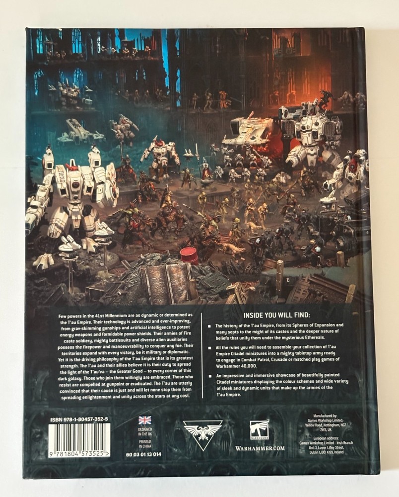 Warhammer 40k Codex: T'au Empire 9th Edition- Good Condition