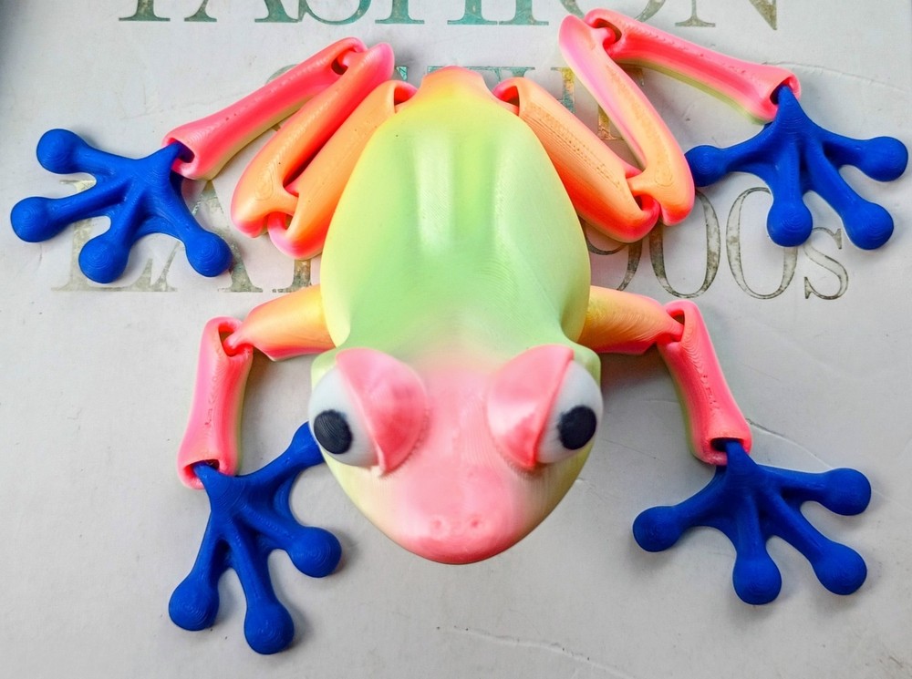 Life Size Bull Frog From 3D Printer 🔥🔥