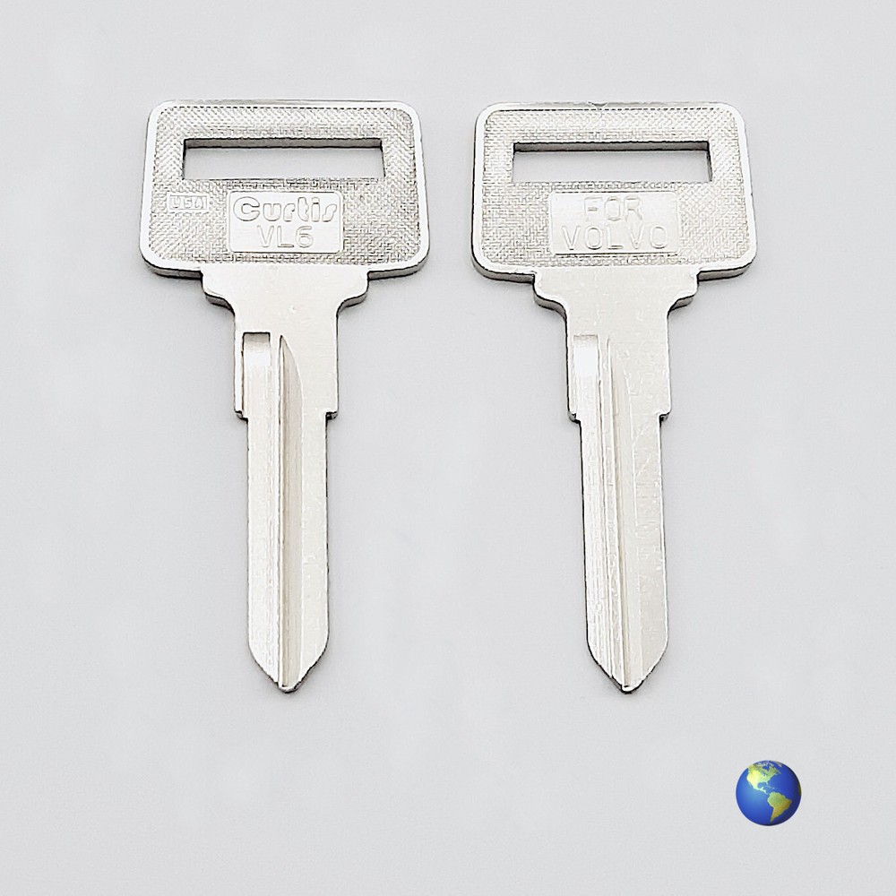 VL6 Key Blanks for Volvo (2 Keys)