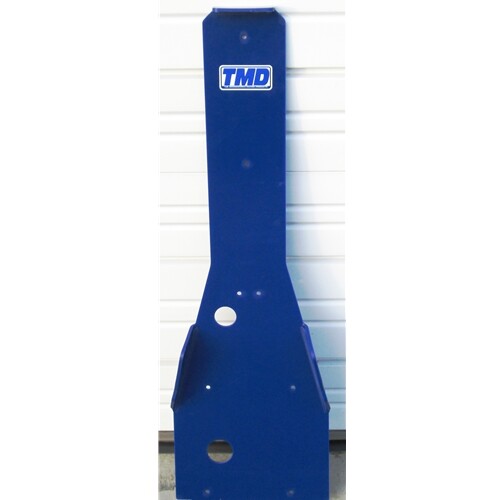 TM Designworks 6mm Chassis Skid Frame Plate Plastic Blue Yamaha Raptor 700 700R