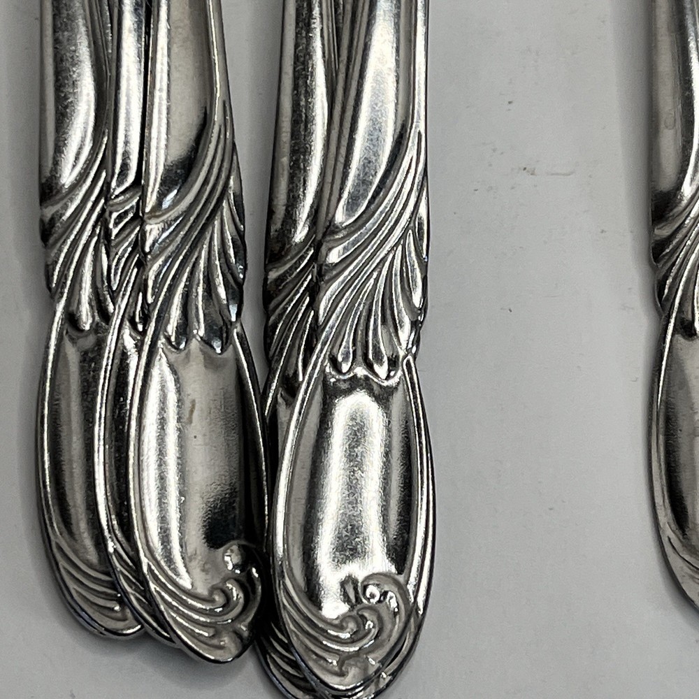 28 PIECES Hampton Silversmiths Stainless Flatware Danube Pattern fork spoon SL