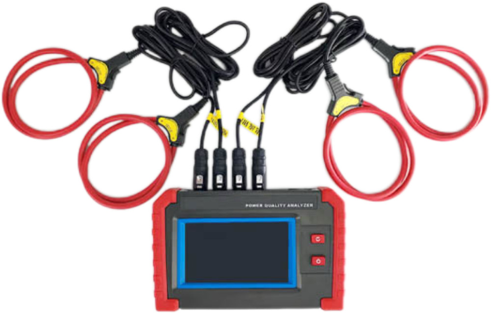 Power Quality Meter with Current Clamp USB Interface for Communication with PC