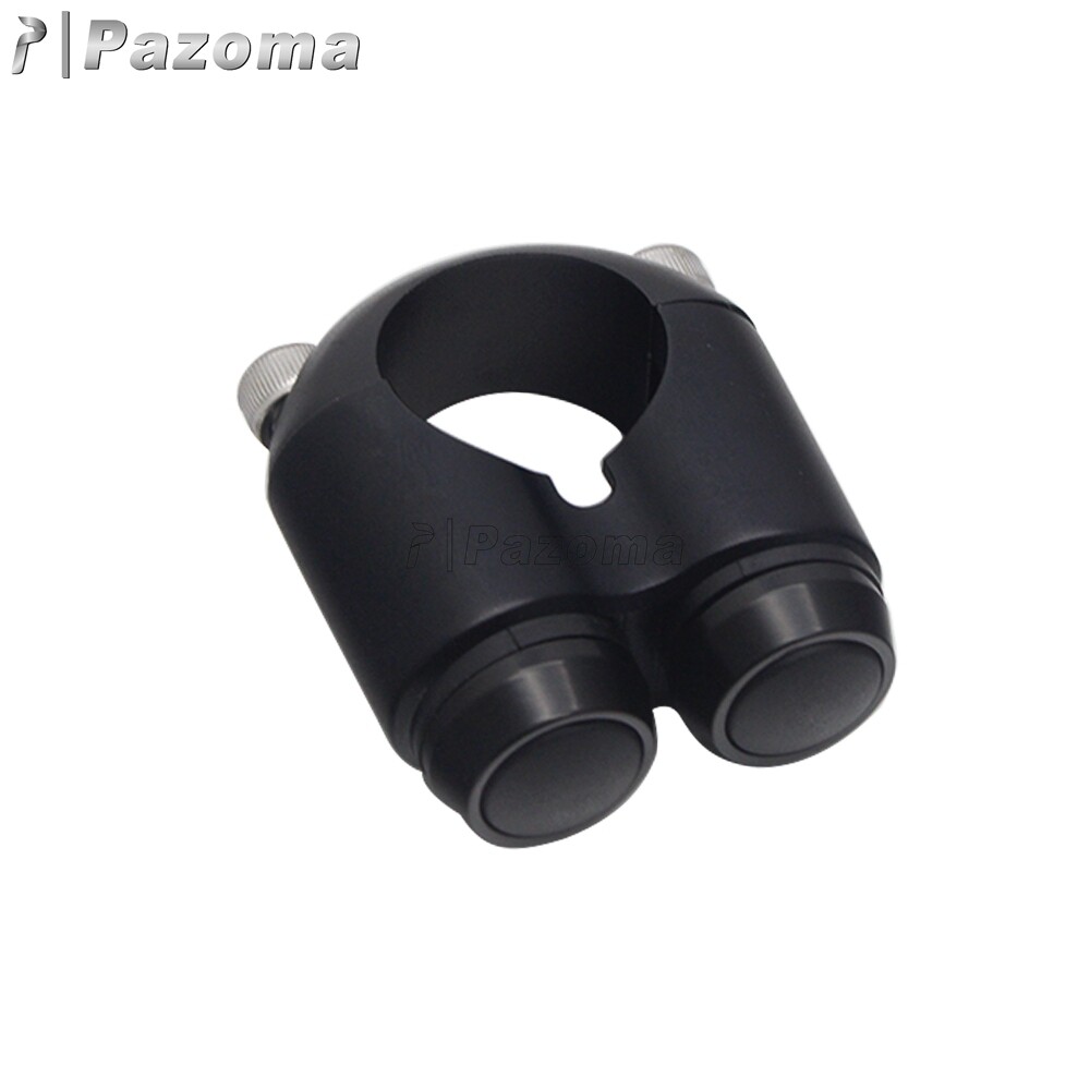 7/8" Handlebar Switch 2 Button Momentary Switch For Harley Chopper Cafe Racer