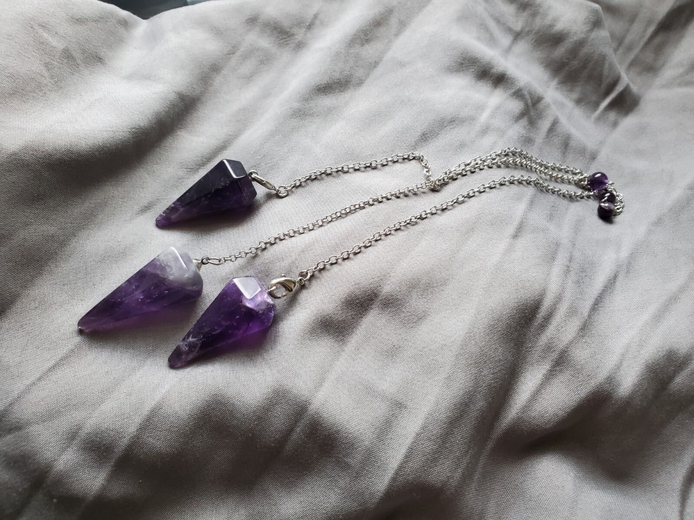Amethyst Crystal Pendulum