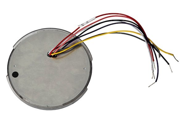 4" Round Grommet Mount LED Combination Tail Light w Backup & Strobe Light