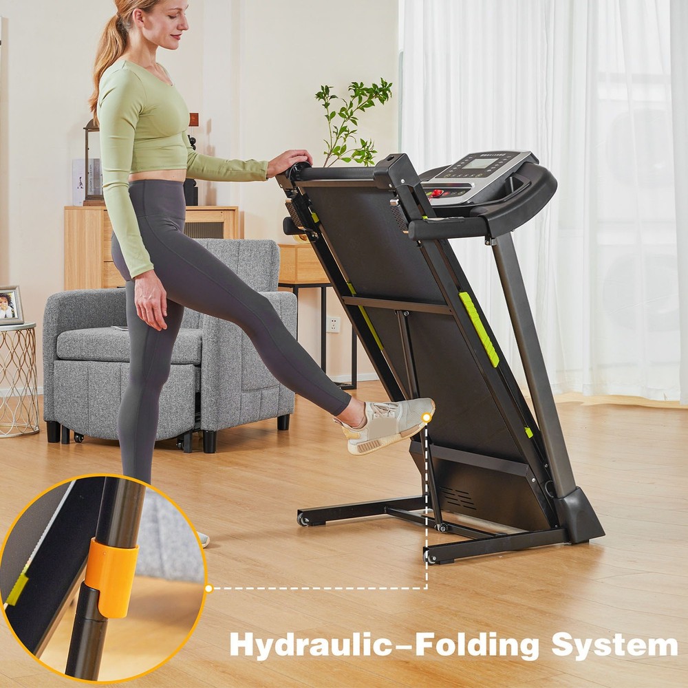 Foldable Under-Desk Treadmill For Home Use Remote-Controlled With LED Display