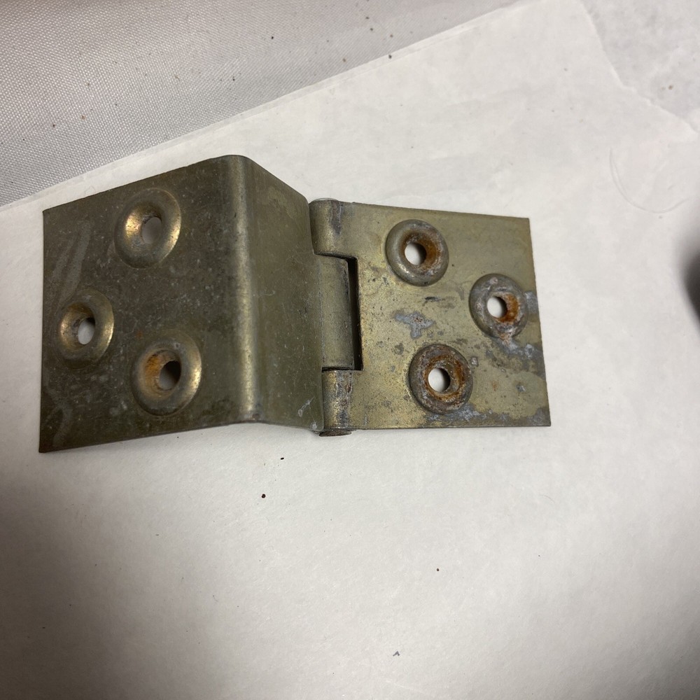 Original Military Box & Crate Hardware Hinge Set (2)