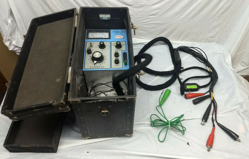 Utec Model 452 Portable WHM Test Kit with Leads and Case (#3)