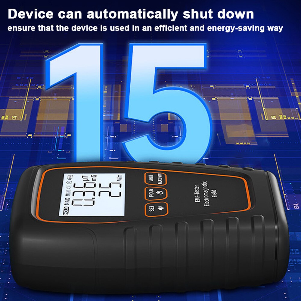 Handheld EMF Tester Portable Electromagnetic Radiation U9R7