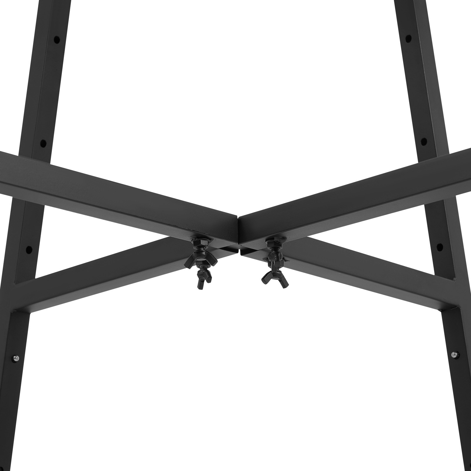 Round Clothing Rack, Clothes Display Rack, Rotatable Garment Rack Black 1.2-1.8M