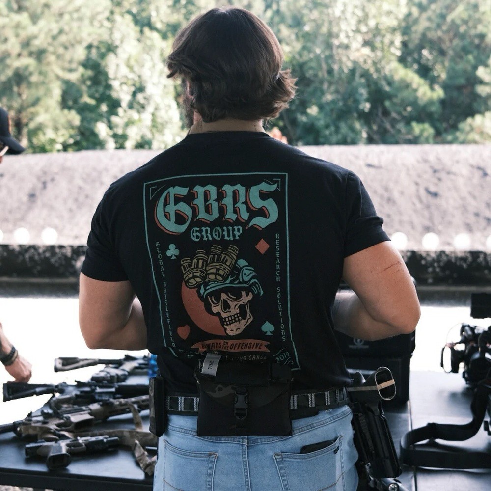 GBRS GROUP ALWAYS ON THE OFFENSIVE T SHIRT MEDIUM