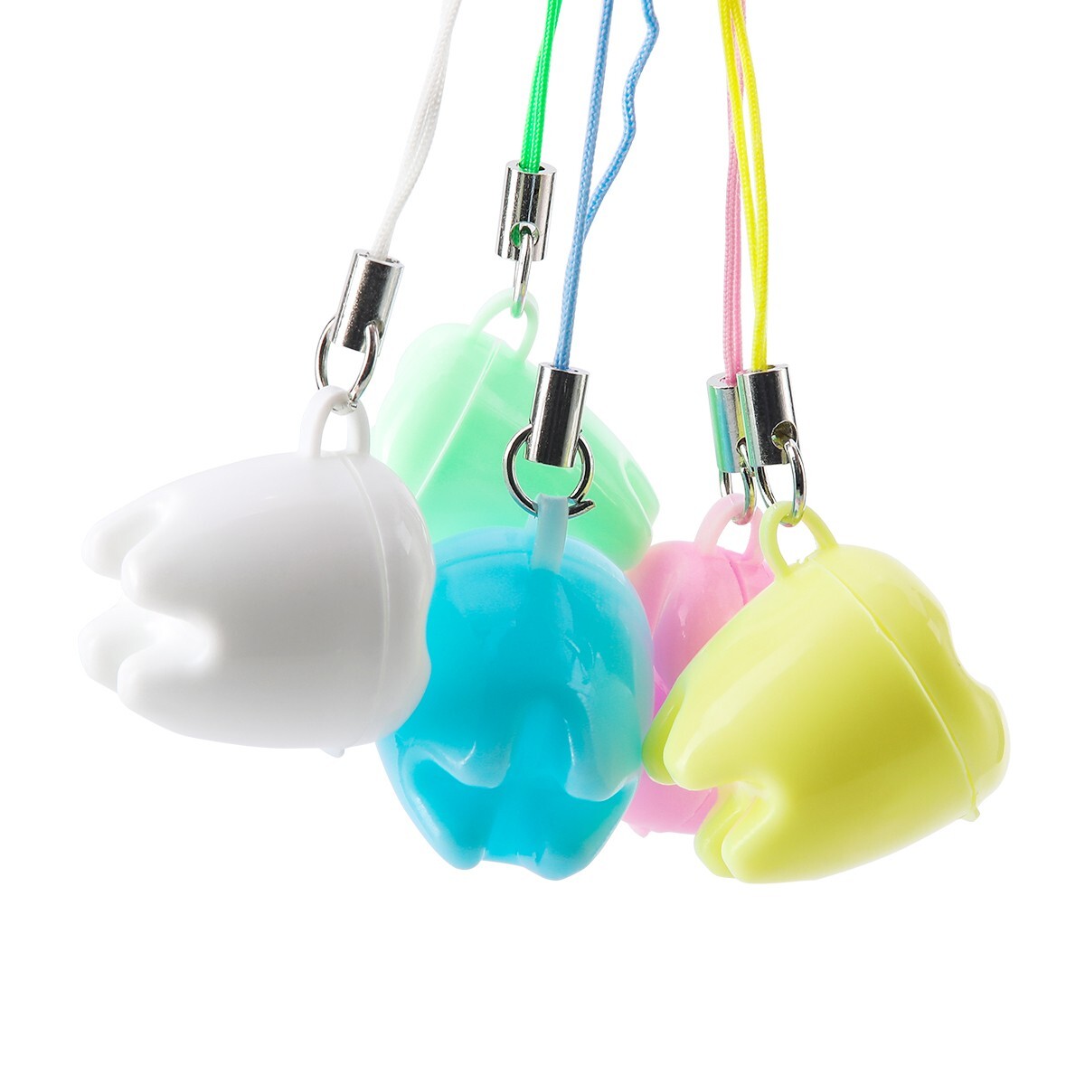 50 Pcs Dental Baby Teeth Storage Boxes Tooth Shape Holder Organizer Mixed Color