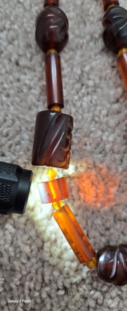 Vintage Bakelite Necklace Beads