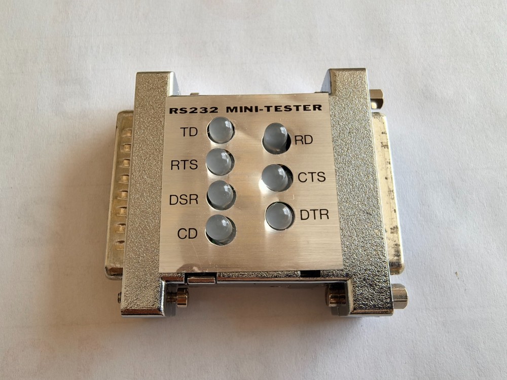 RS232 Mini Tester; adaptors, total 10 units
