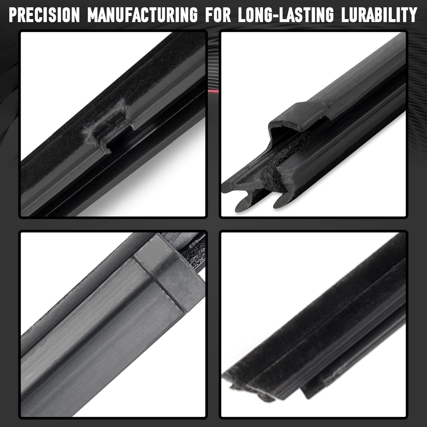 For Toyota 4Runner Hatch Rear Door Glass Outside Weatherstrip Liftgate Trim Seal