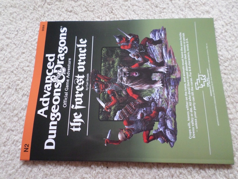 the Forest Oracle  N2  adventure module   Dungeons & Dragons   AD&D