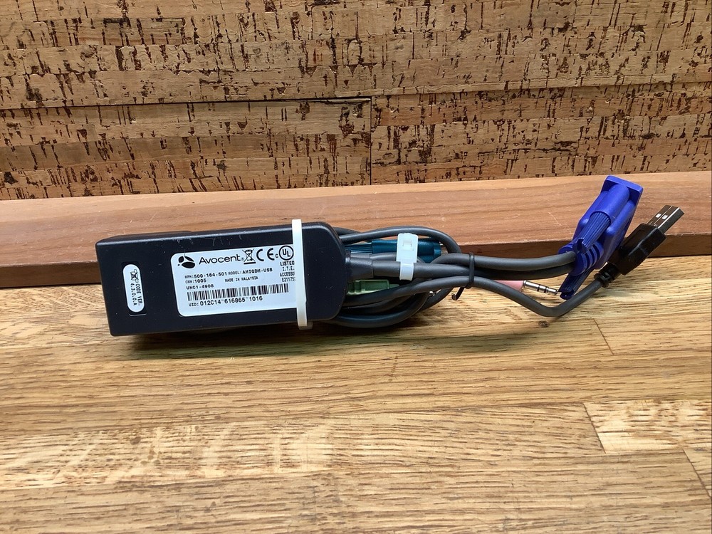 Avocent Model AMIQDM-USB USB KVM Audio Serial Extender Duda Module 500-164-501
