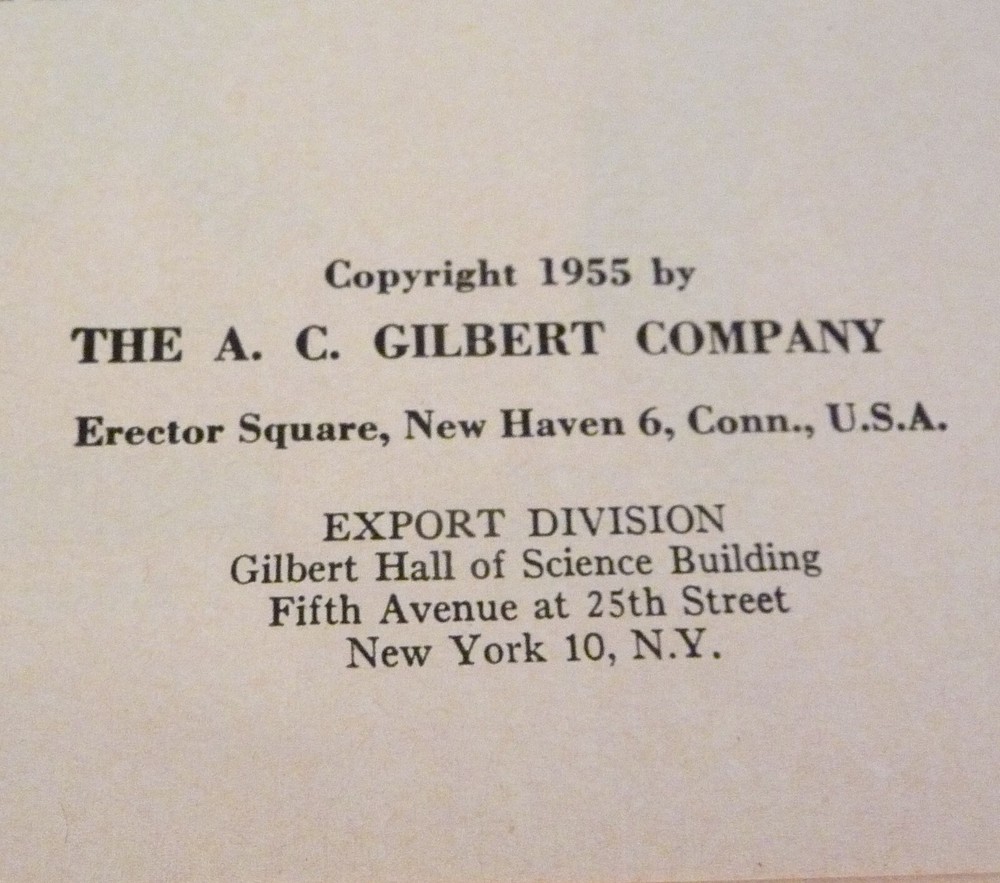 Gilbert Instructions for Assembling and Operating HO Trains 1955 Vintage