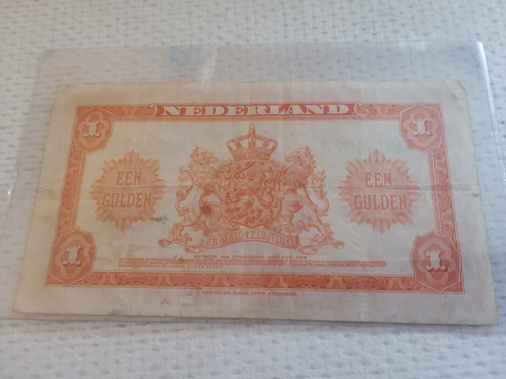 Netherlands - 1943 1 Gulden Note