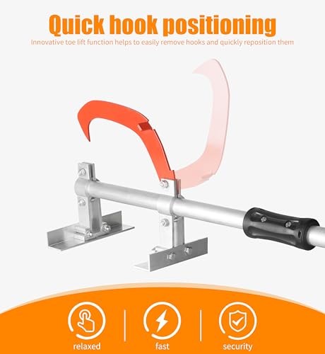 47 Inch TimberJack Forestry/Logging/Log Jack/Chainsaw/Log Lifter/Cant Silver