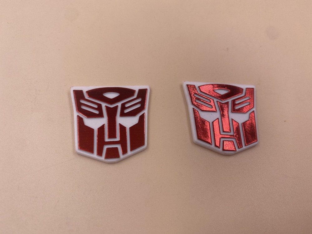 Ocean Plastic Chromed Red Logos for MPP10 Trailer,In stock