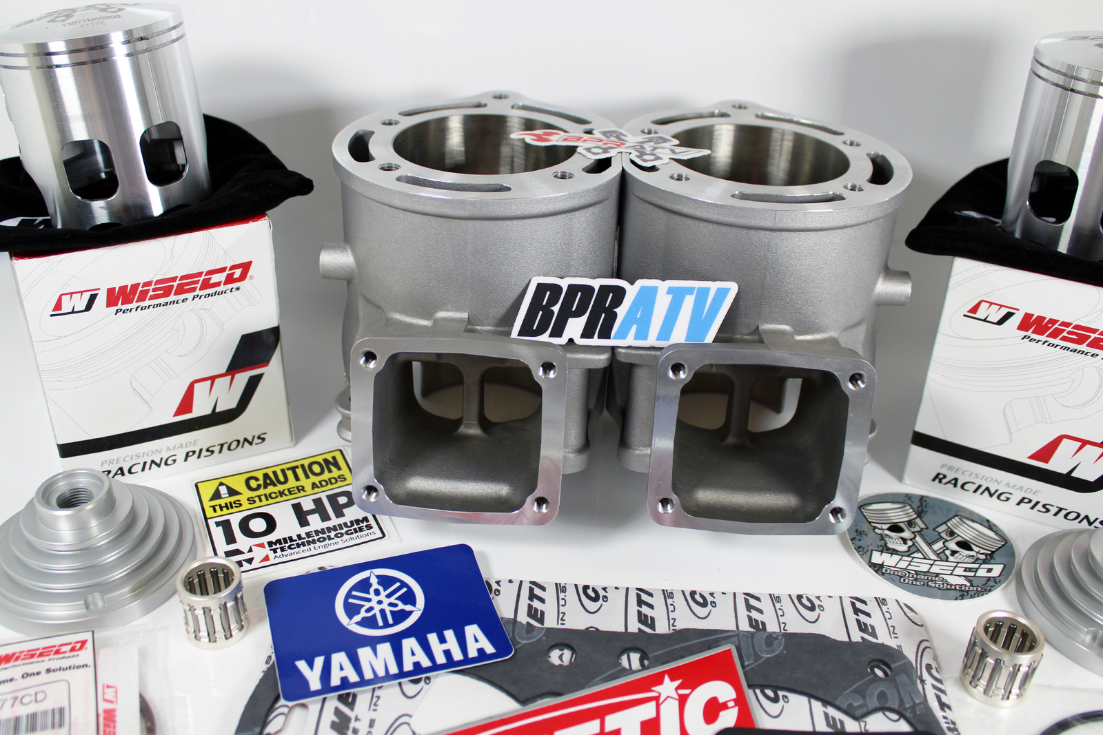 Yamaha Banshee Athena Style 68mm 400cc Big Bore Cylinders Wiseco Pistons & Domes