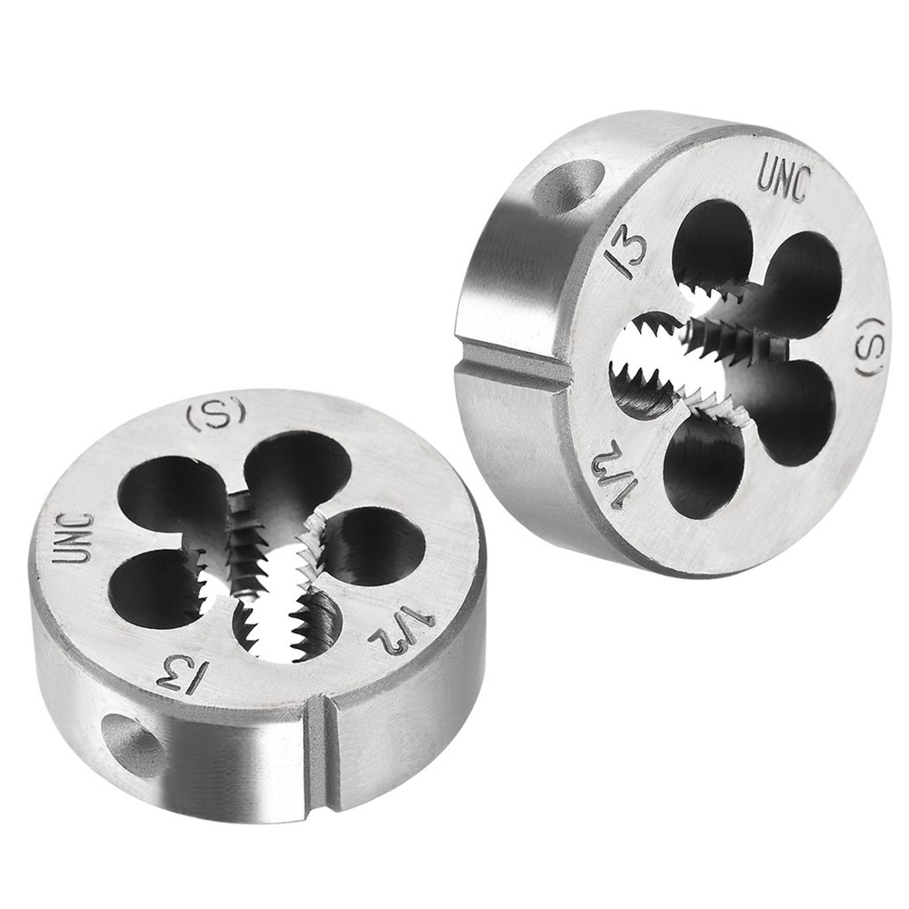 1/2-13 UNC Round Die Machine Thread Right Hand Threading Die 2 Set