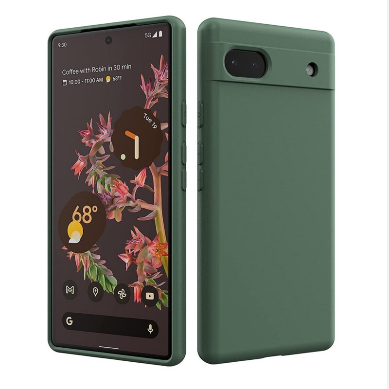 For Google Pixel 7 Pro/7A/6a /6 Pro Case Liquid Silicone Soft Matte Back Cover