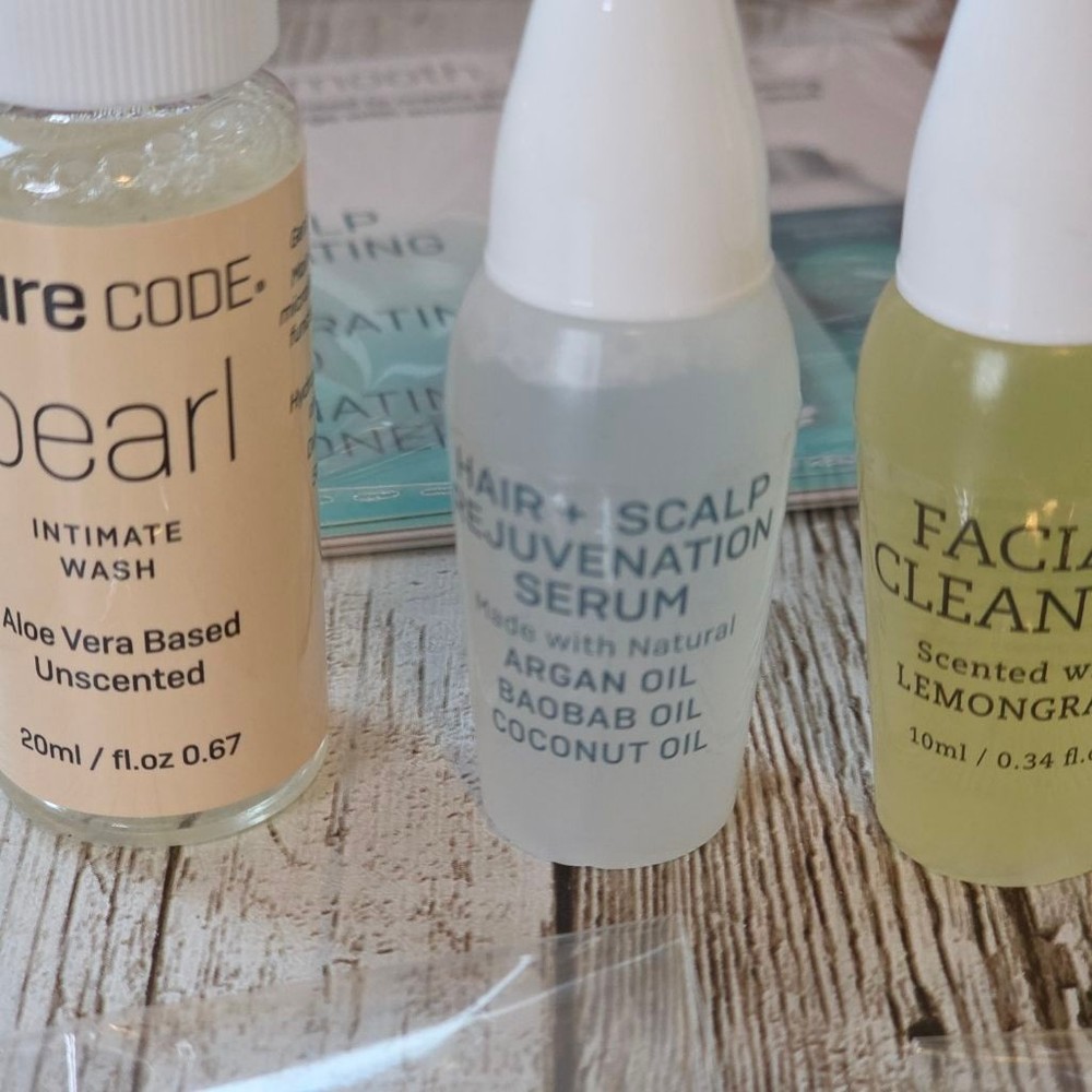 Pure Code Skincare Cleanser & Exfoliant samples NWOT