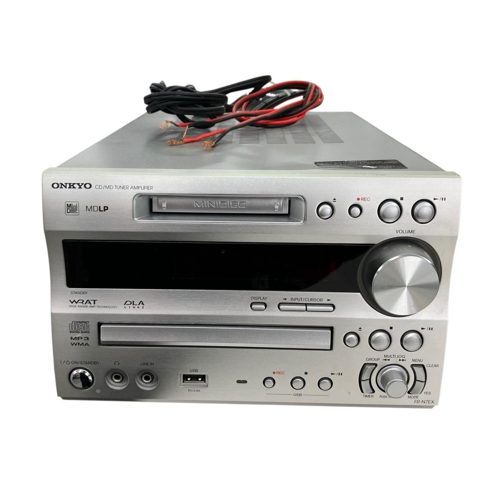 JUNK ONKYO FR-N7EX CD MD Recorder Compact Disk Mini Disk Deck AC100V