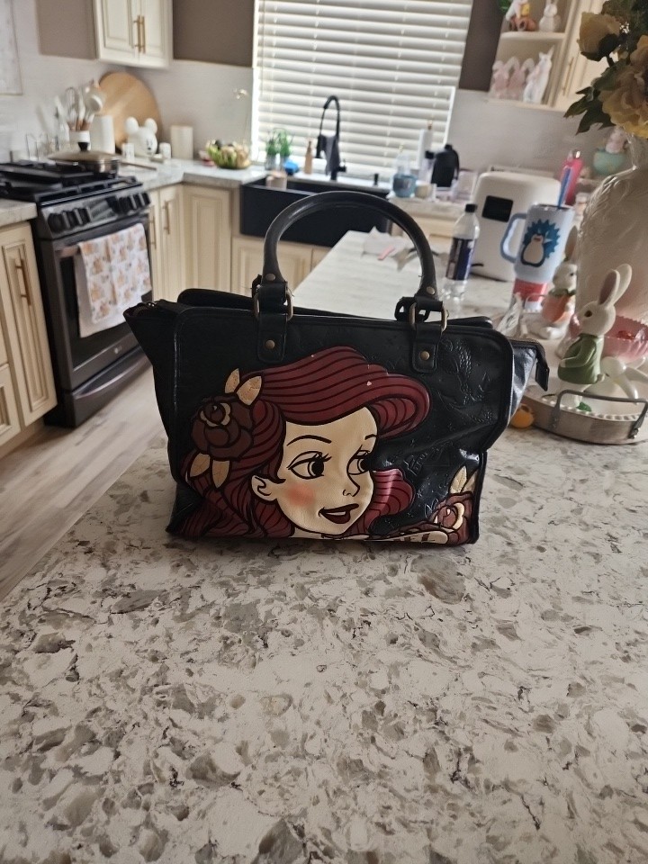 Disney Loungefly purse Ariel Little Mermaid Wallet Included Vintage Pre-owned