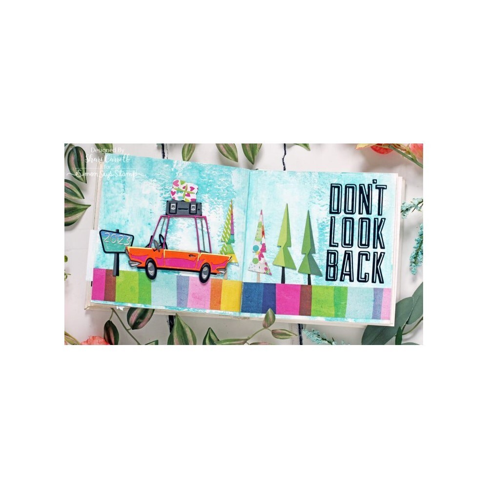New Tim Holtz "COLORIZE: ROAD TRIP" Car Sizzix Thinlits Cutting Dies 2023