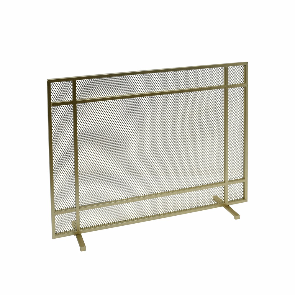 Markus Modern Single Panel Iron Firescreen