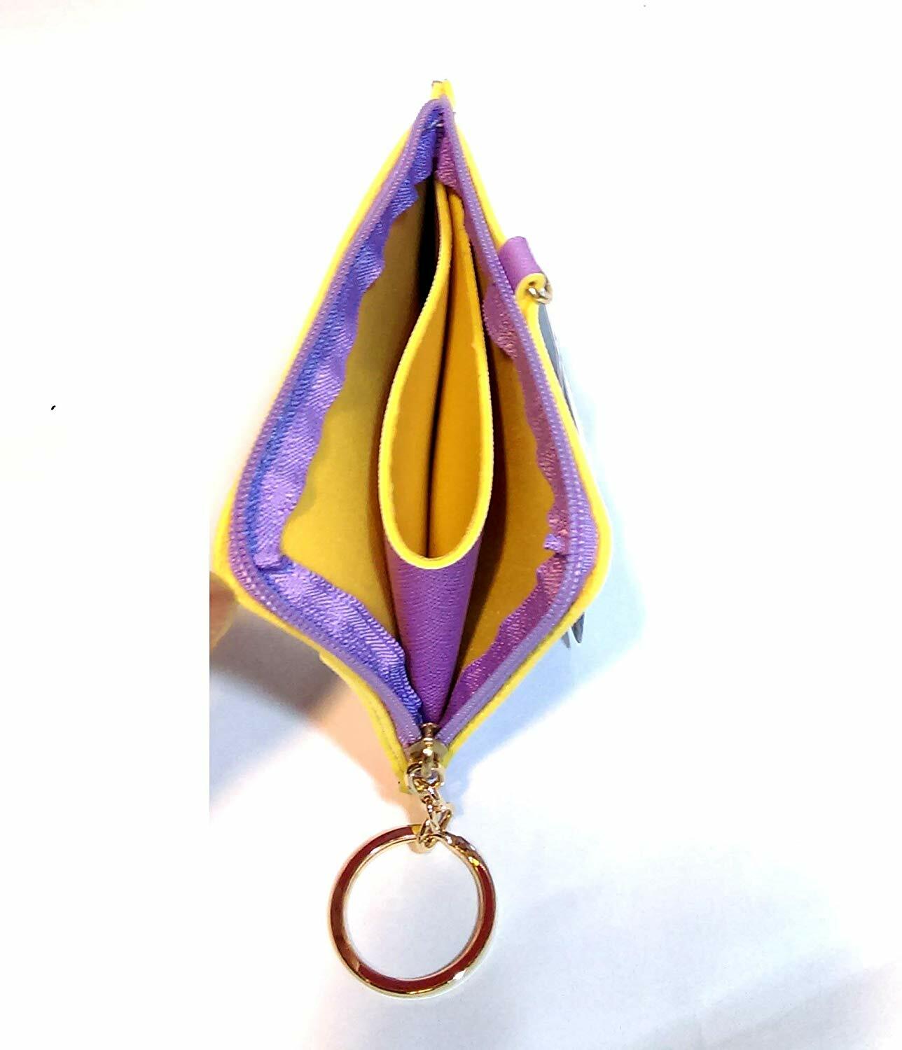 Frozen Elsa Change Coin Purse Card Holder Case Pouch Wallet Bag Lanyard Keychain