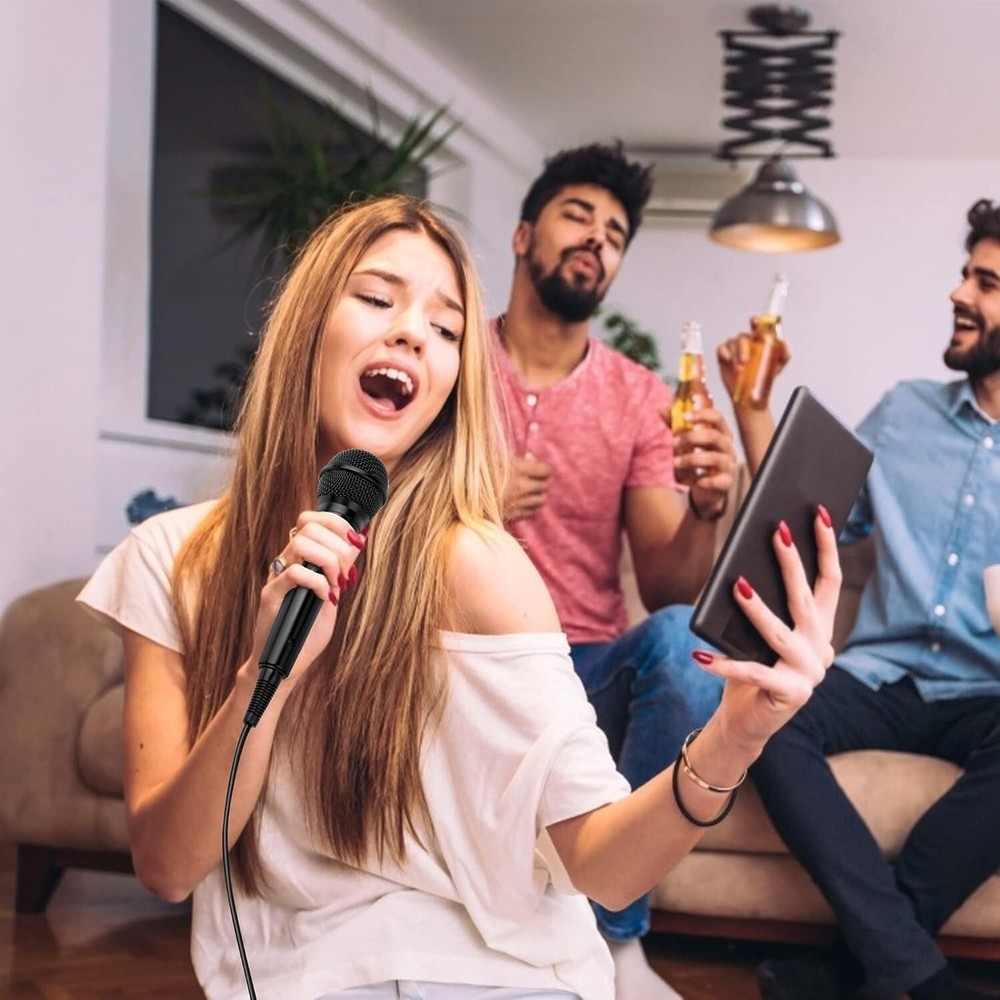 Versatile Cardioid Vocal Microphone with Mute Switch & 13ft Connection Cable