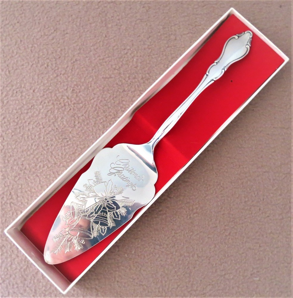 Christmas Greetings (Coventry Pattern) Pie Server by (IS): SHIPS FREE & INSURED
