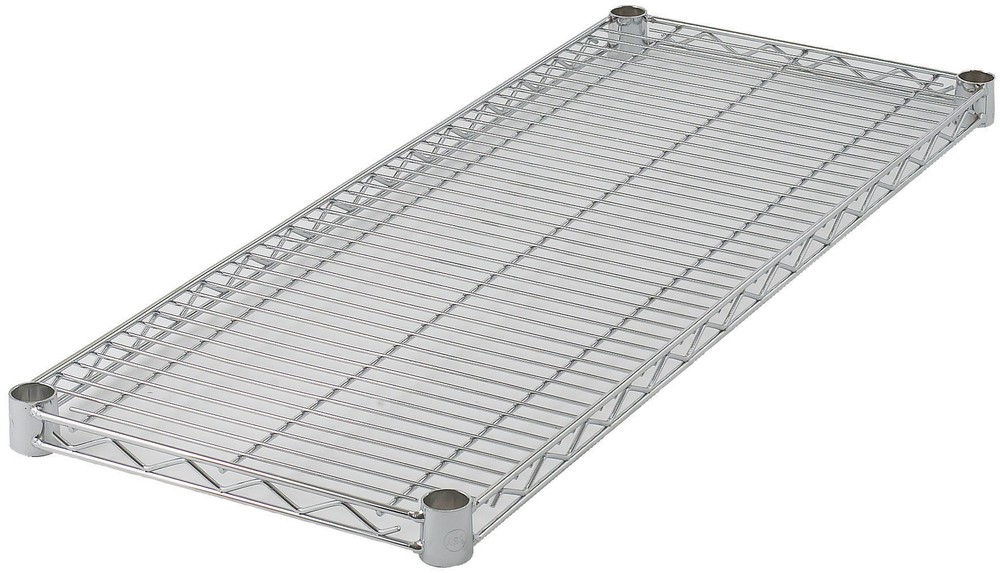 Wire Shelf, Chrome Plated, 18" x 48" (2 Each)