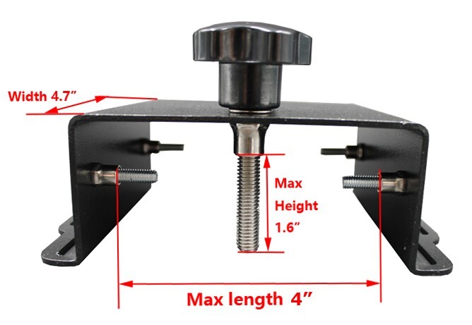 Black Screen Printing Pallet Mounting Bracket Pallet Tool w/ Screws