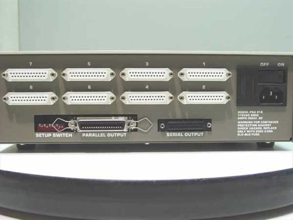 WTI Lasernet Printer Sharing Unit 256k Serial - Parallel PSU-81B