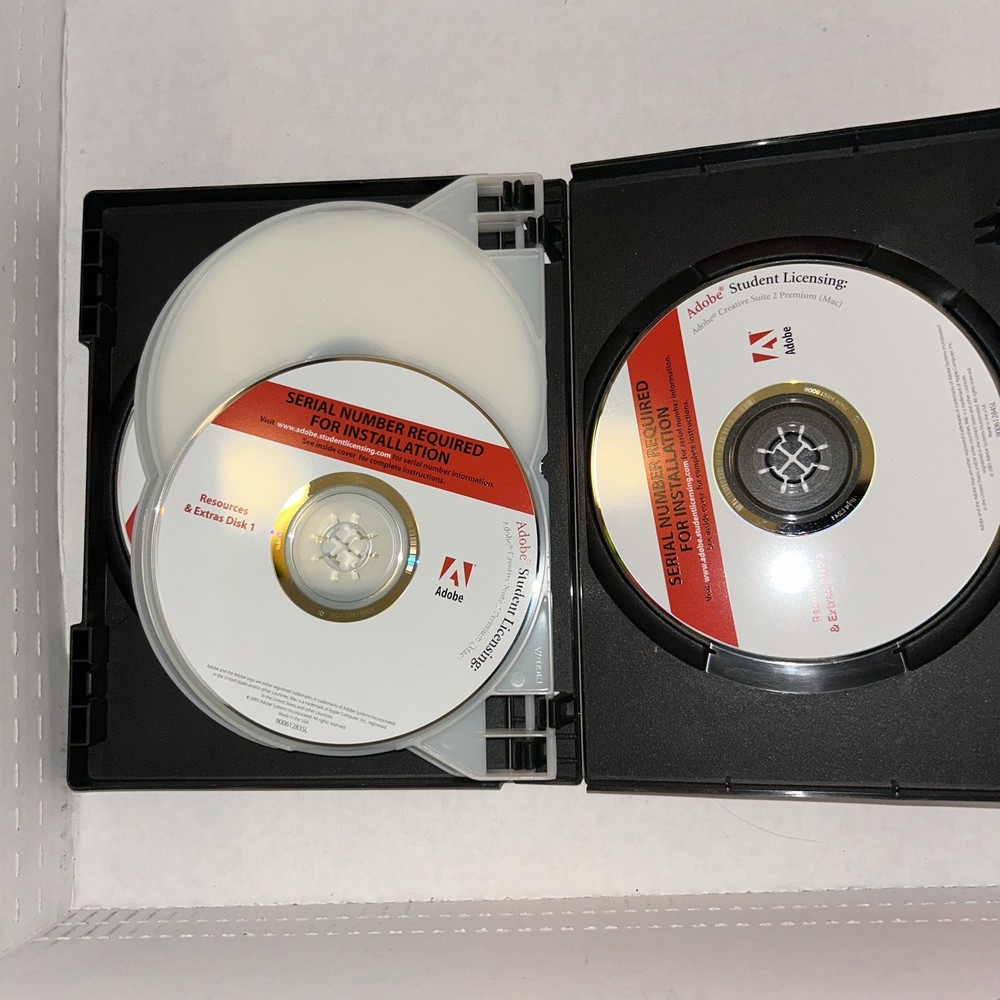 Adobe Student Licensing Creative Suite 2 Premium For Mac *UNTESTED*