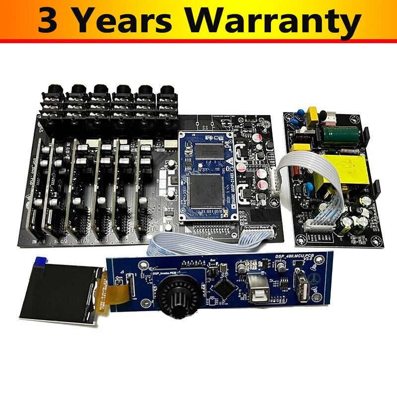 DSP Frequency Divider Board 4 IN 8 OUT ES9028 High-Voltage Board AC90V-240V New