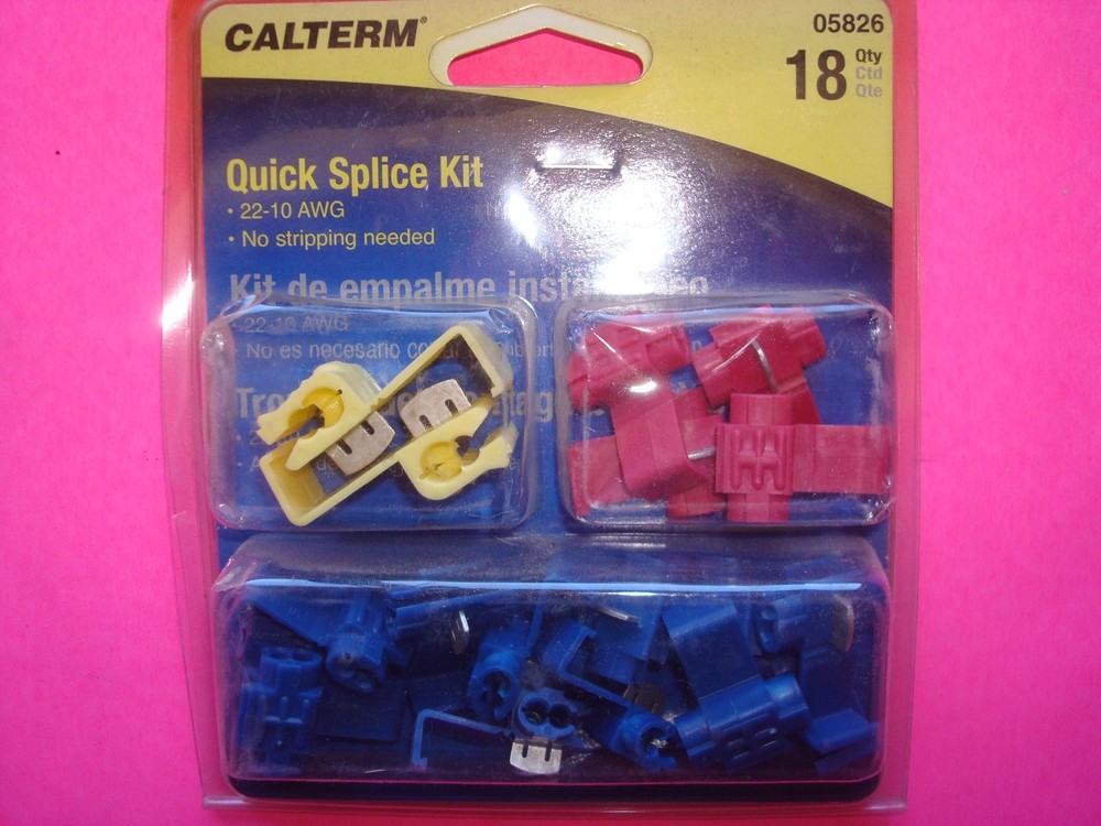 18 QUICK SPLICE PRIMARY GROUND STRANDED COPPER WIRE SCOTCH LOCK SNAP CONNECTORS