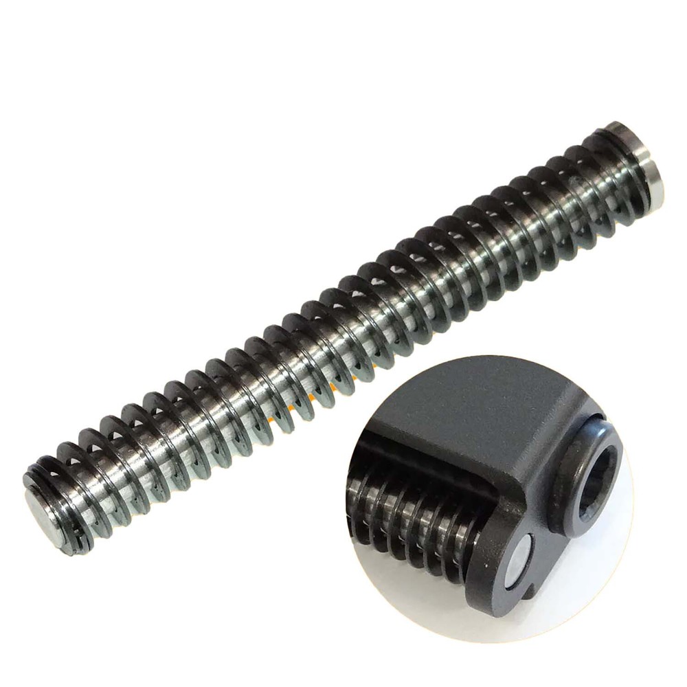 Premium Guide Rod for Glock 19 with Flatwire Spring - USA Made-Short Tip