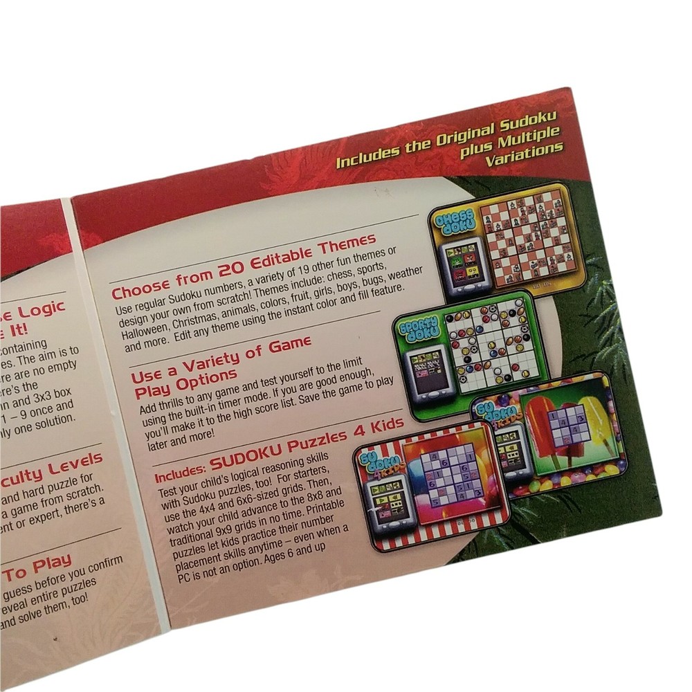 Mega Sudoku Plus PC CD-ROM 2008 Cosmi Games