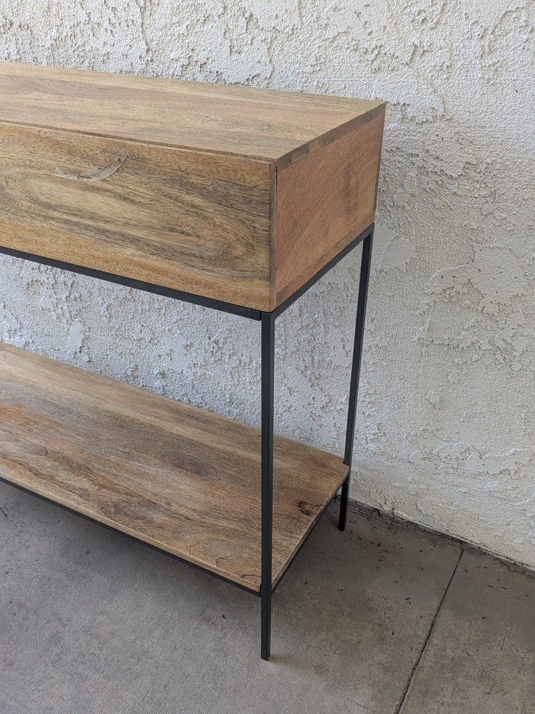west elm industrial Console Media Entryway Sofa Sideboard Table