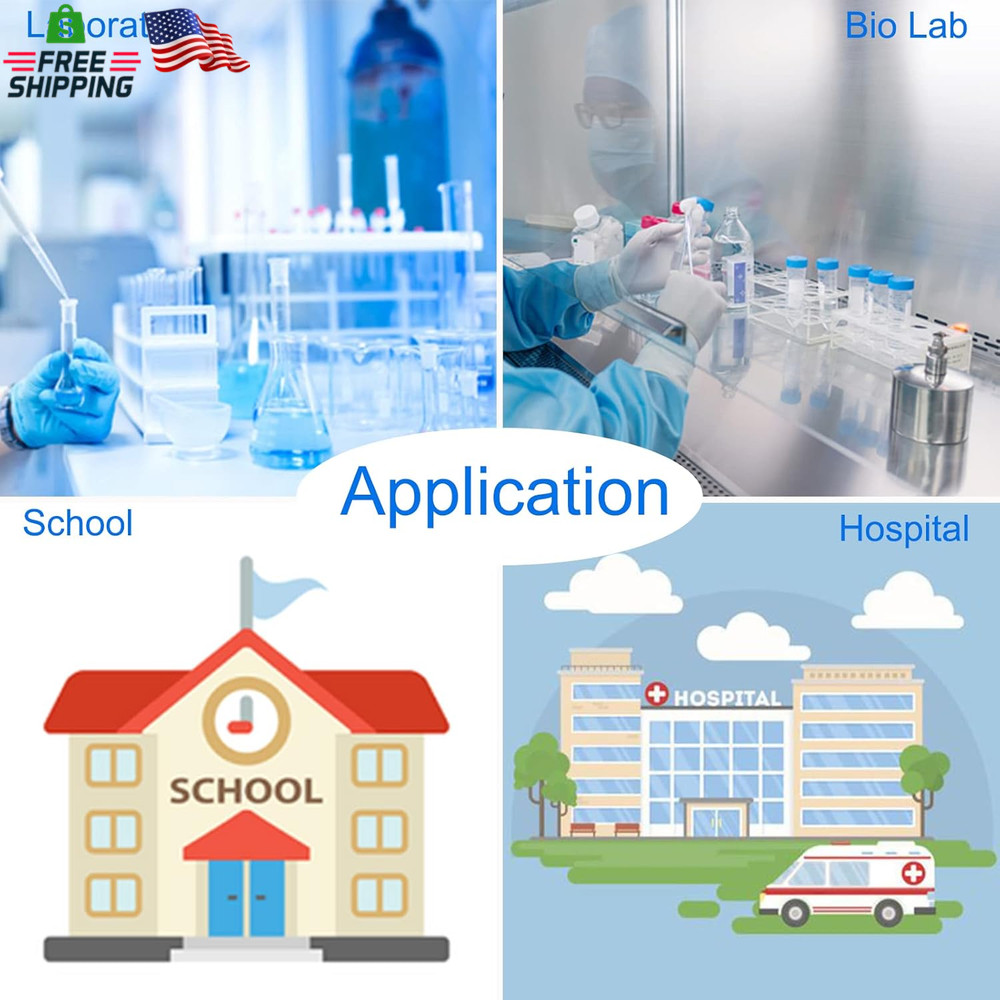 0.2Ml Microcentrifuge Tubes with Snap Cap, Polypropylene Graduated, 1000 Pcs Ste