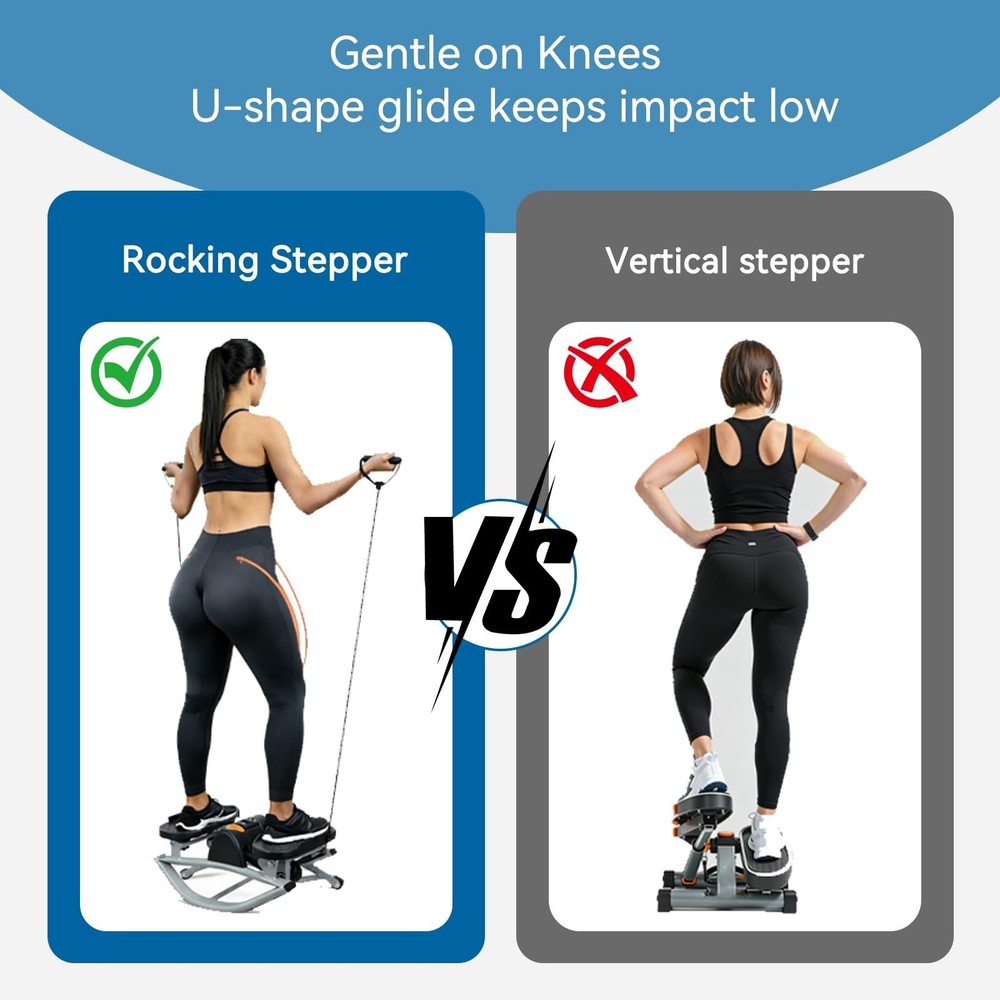Rock Stepper Side to Side – Lateral Stepper & Glute Trainer with Resistanc