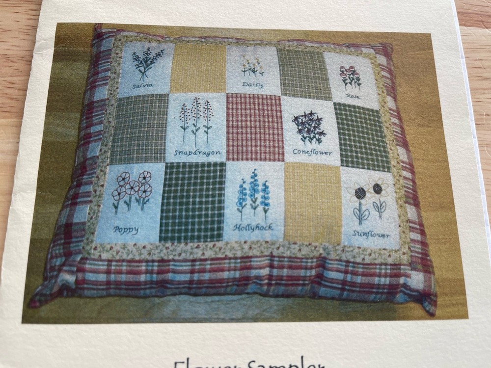 Blooming Stitches Flower Sampler Pattern By Kim Hannay