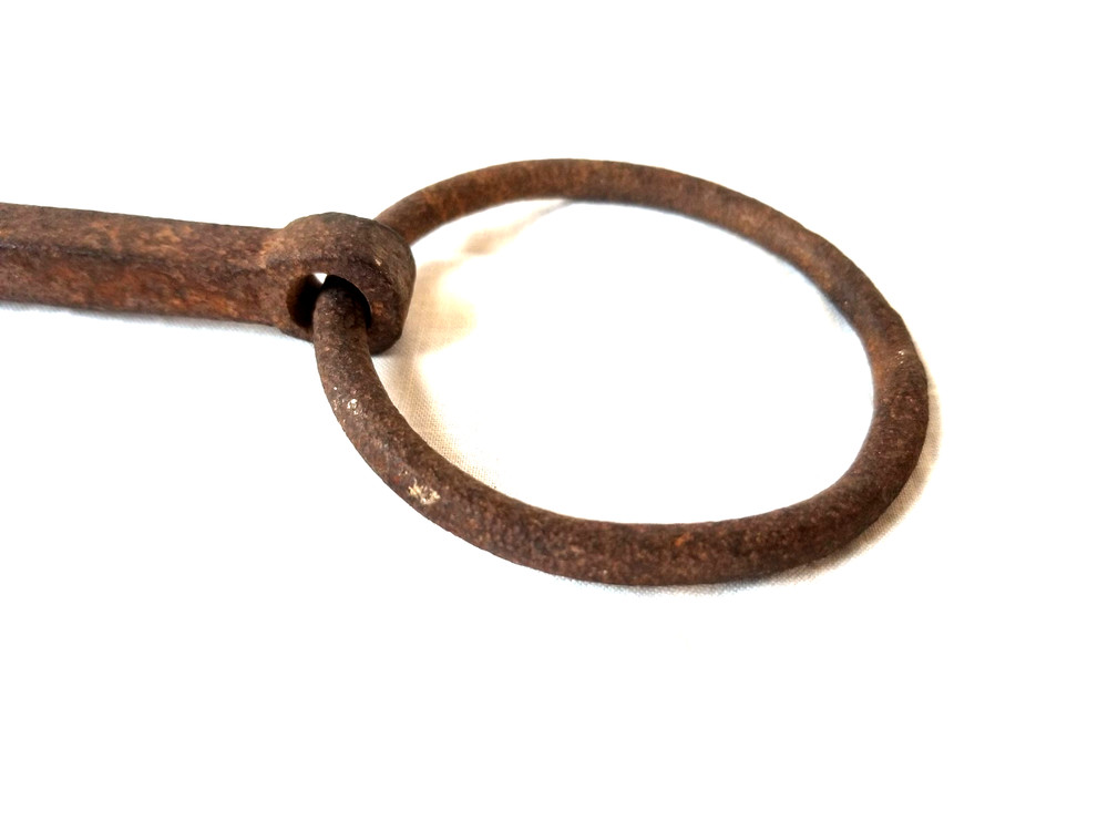 VTG Straight Bar Primitive Snaffle Driving Clydesdale Horse Bit Solid Iron West