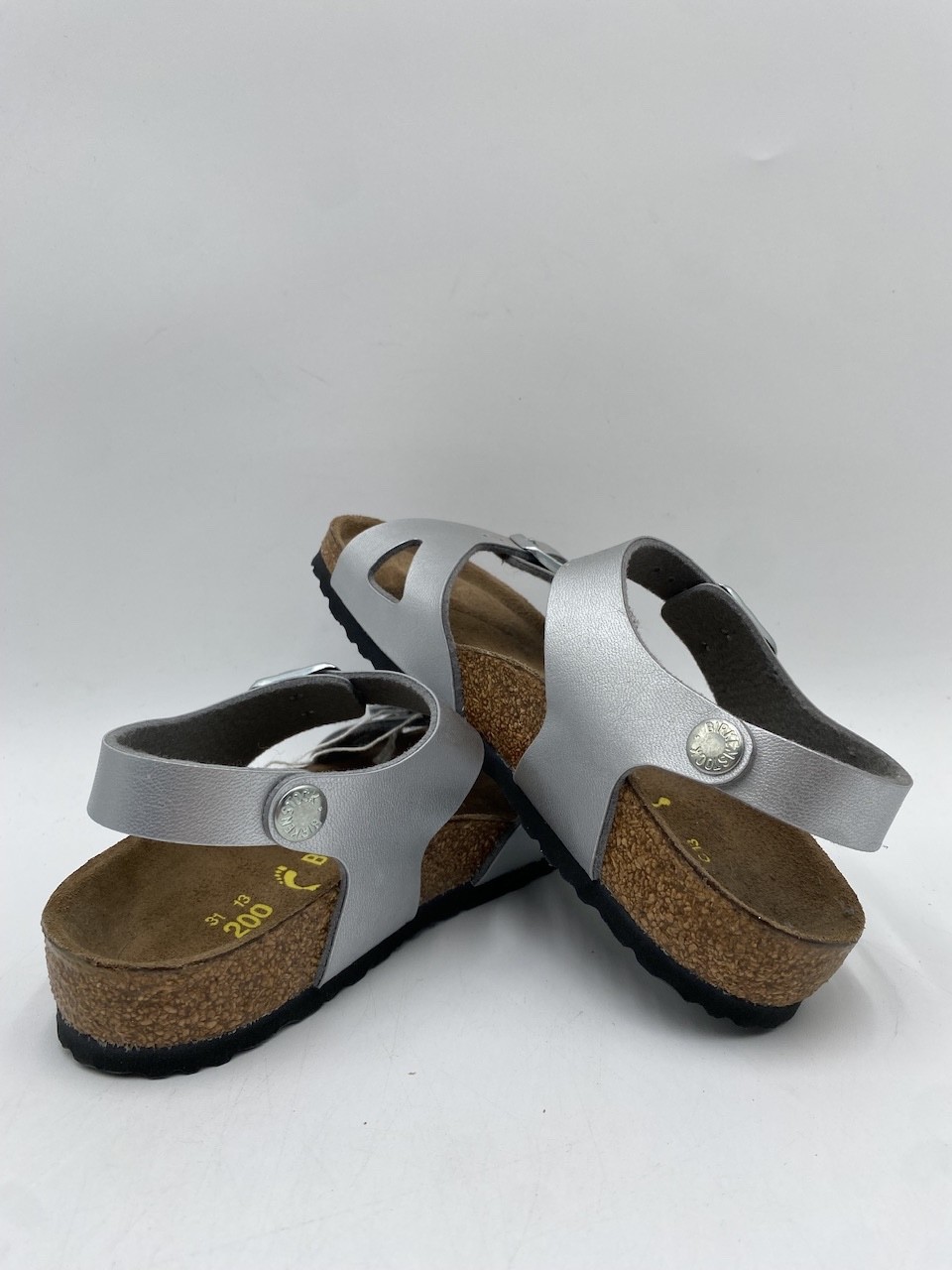 Birkenstock RIO Kids' NEW Sandals Silver US Size 13